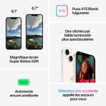 Apple, iPhone, 14, 128GB, Mauve Purple, 6,1", A15, 6Gb RAM 4K, Mode Action & SOS "Neuf"