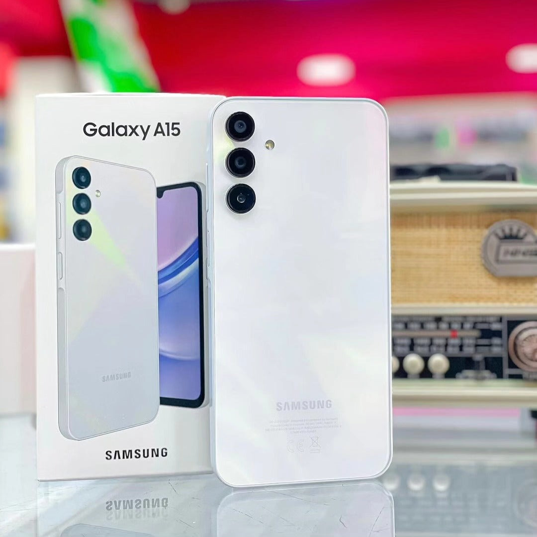 Samsung Galaxy A15, 6,5",Bleu Clair , Double nano SIM, 256 Go, 4 GB RAM, "Neuf"