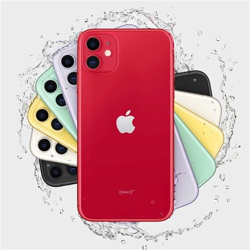 Apple, iPhone 11, Rouge, "6,1", 64 Go, 6GB RAM, A13 Bionic "Neuf"
