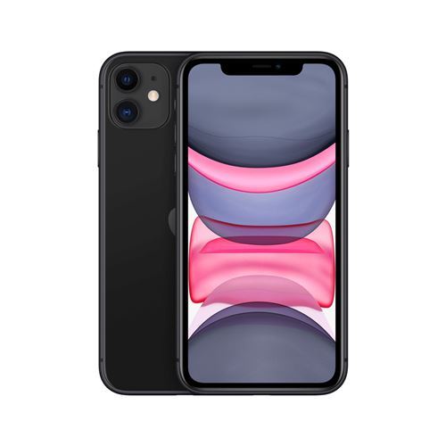 Apple, iPhone 11, Noir, "6,1", 64 Go, 6GB RAM, A13 Bionic "Neuf"