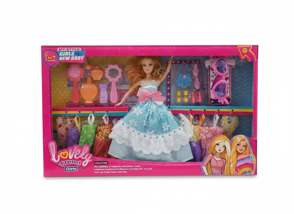 Poupée fashion avec accessoires – Lovely Trend Girls – AK-338