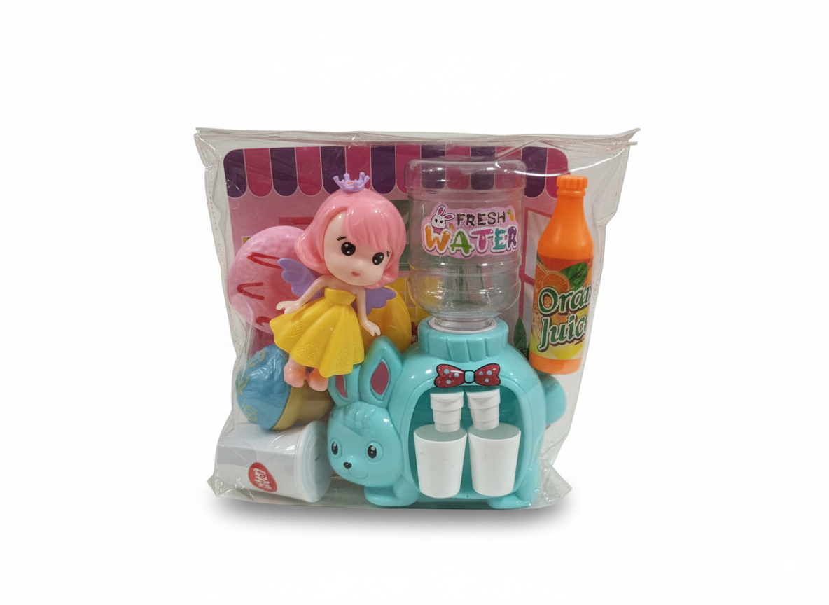 Ensemble poupée et Lapin / distributeur d’eau – Fresh Water Toy-RB-413