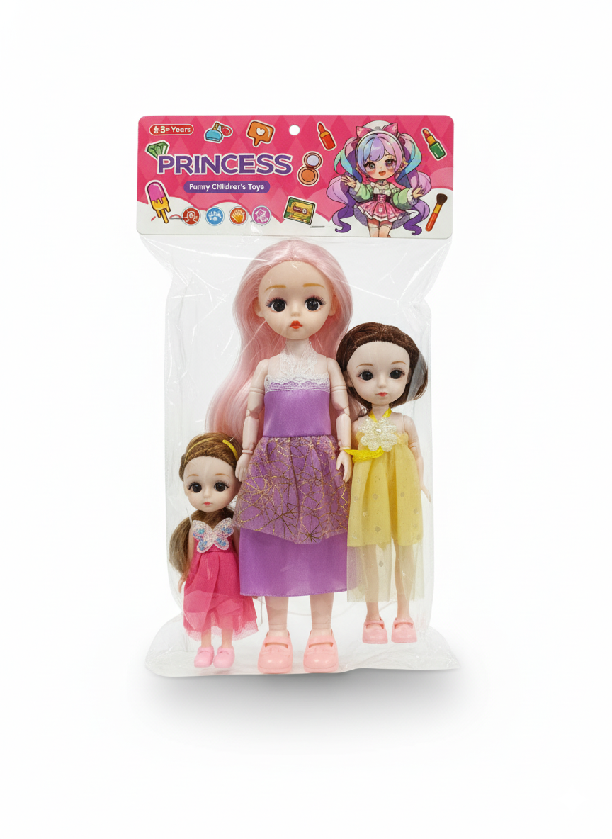 Ensemble Princess – 3 poupées - AK-397