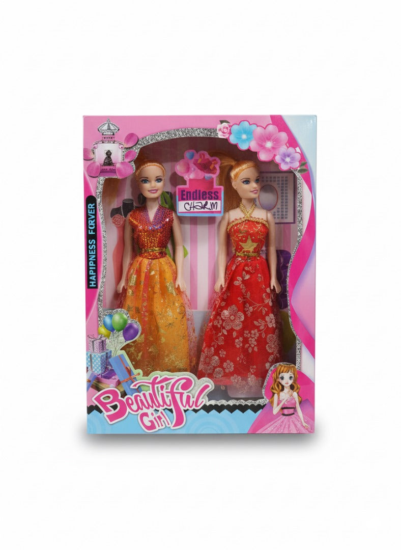 Poupées mode élégantes – Duo de modèles – RB-682
