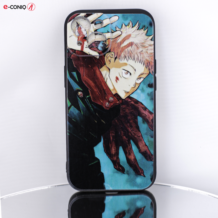 Coque iPhone “Itadori Malédiction” – Pour iPhone 15