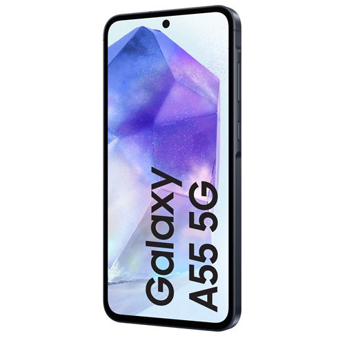 Samsung Galaxy A55, 6,7",Bleu Nuit , Double nano SIM, 256 Go, 8 GB RAM, 5G "Neuf"