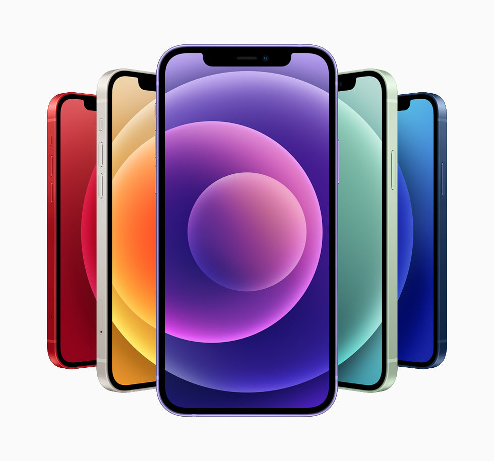 Apple, iPhone 12, Mauve, "6,1", 128 Go, 4GB RAM, A14 Bionic "Neuf"