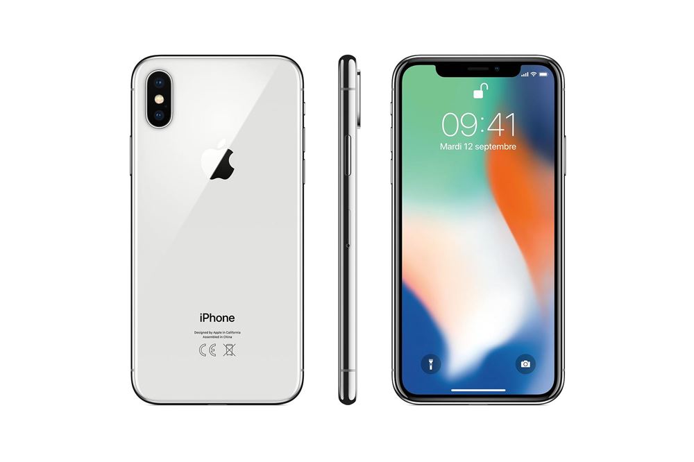 Apple, iPhone X, Argent, "5,8 ", 64Go, 3GB RAM, "Neuf"