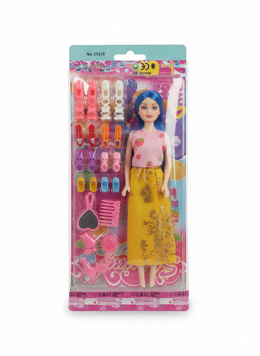 Poupée avec accessoires beauté – RB-564