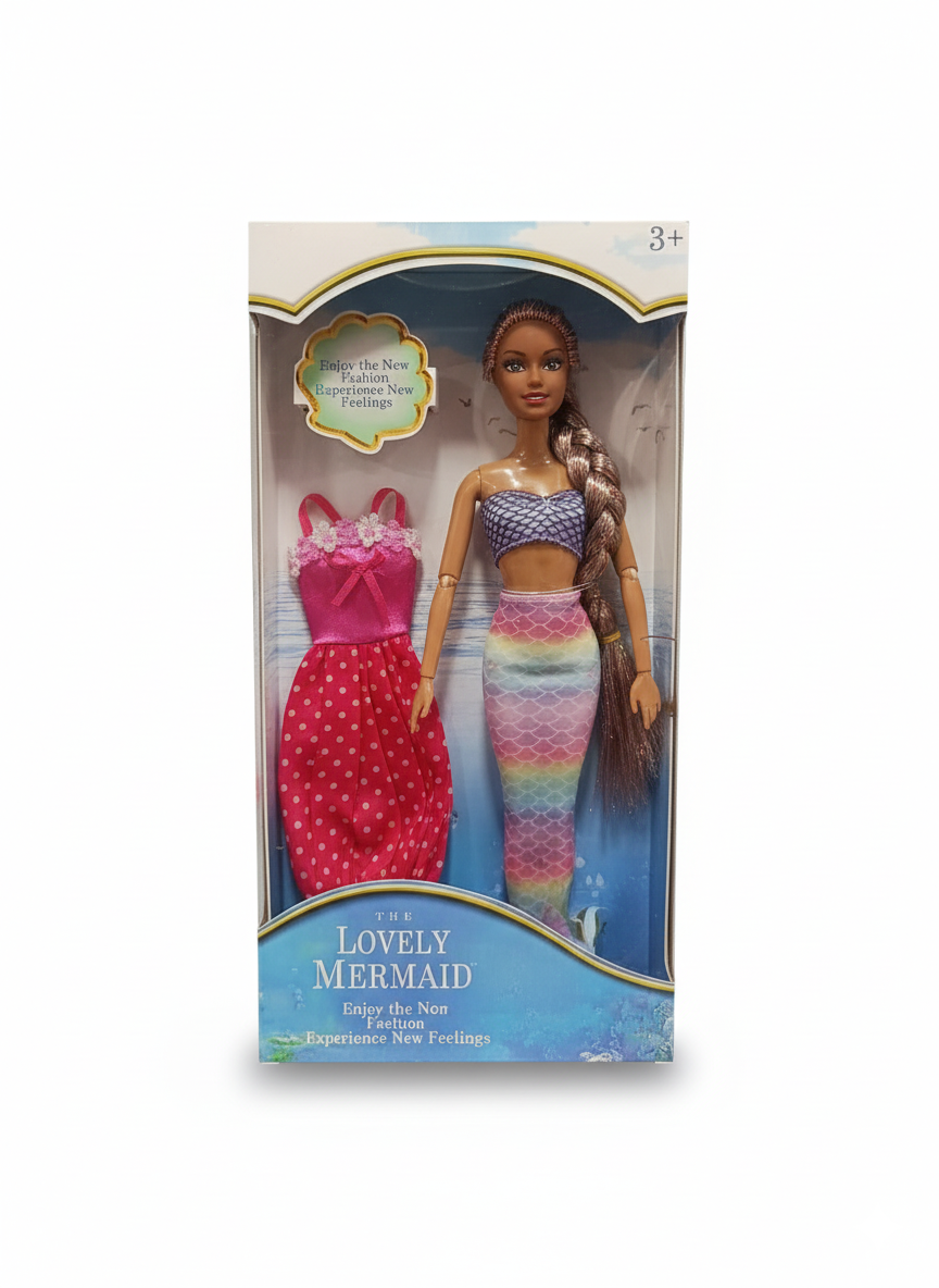 Poupée sirène - 32,5 cm – AK-267