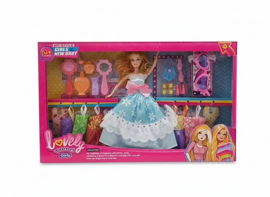 Poupée fashion avec accessoires – Lovely Trend Girls – AK-338
