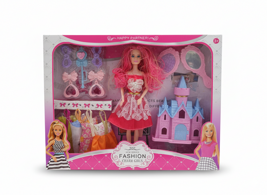Poupée fashion avec accessoires et tenues – Happy Partner-AK-332