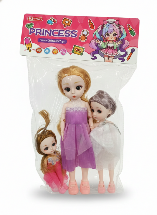 Ensemble Princess – 3 poupées - AK-397
