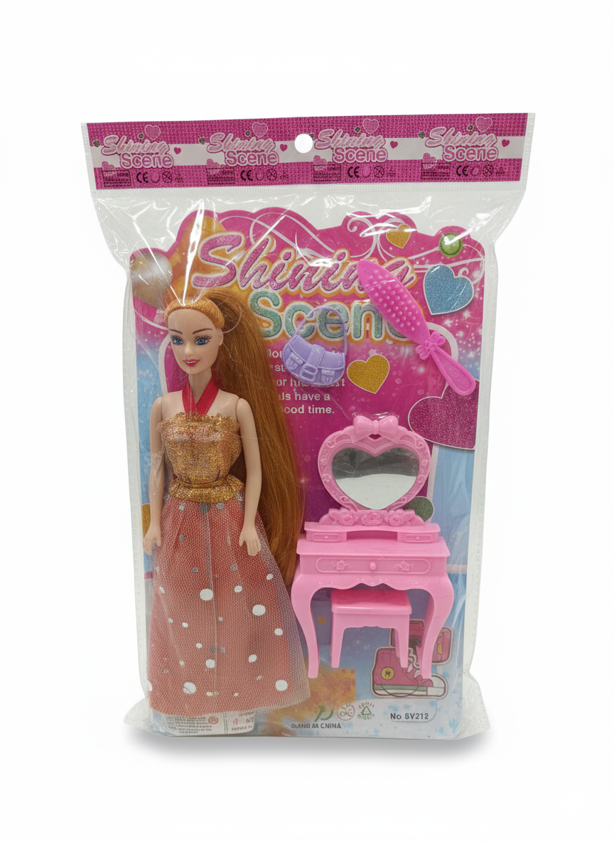 Ensemble poupée avec accessoires – Shining Scene -RB-562