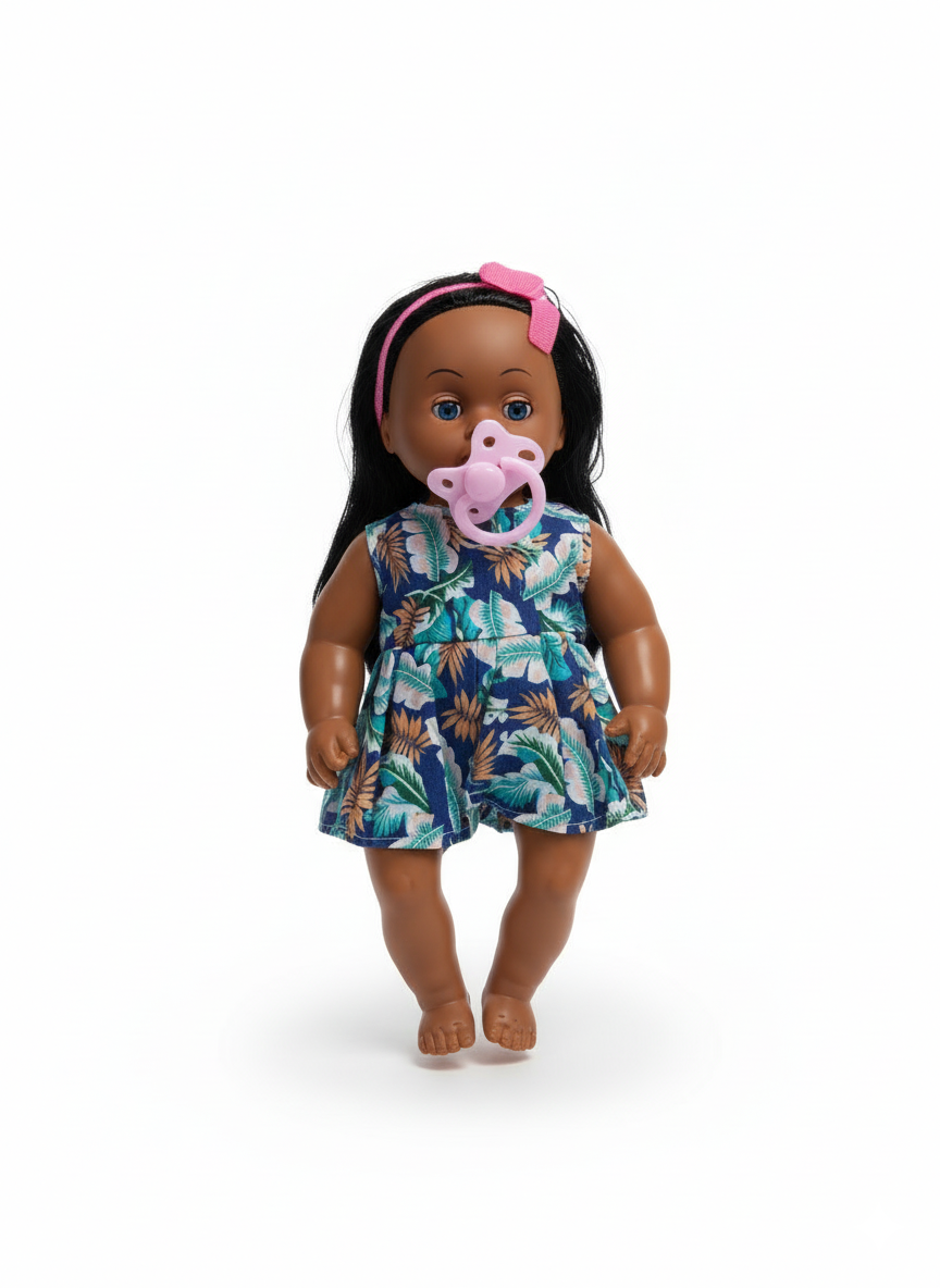 Poupée africa avec tétine - AK-282