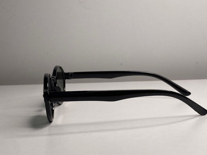 Lunettes de soleil mixtes "Noir Élégance"