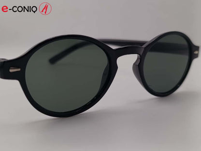 Lunettes de soleil mixtes "Noir Élégance"