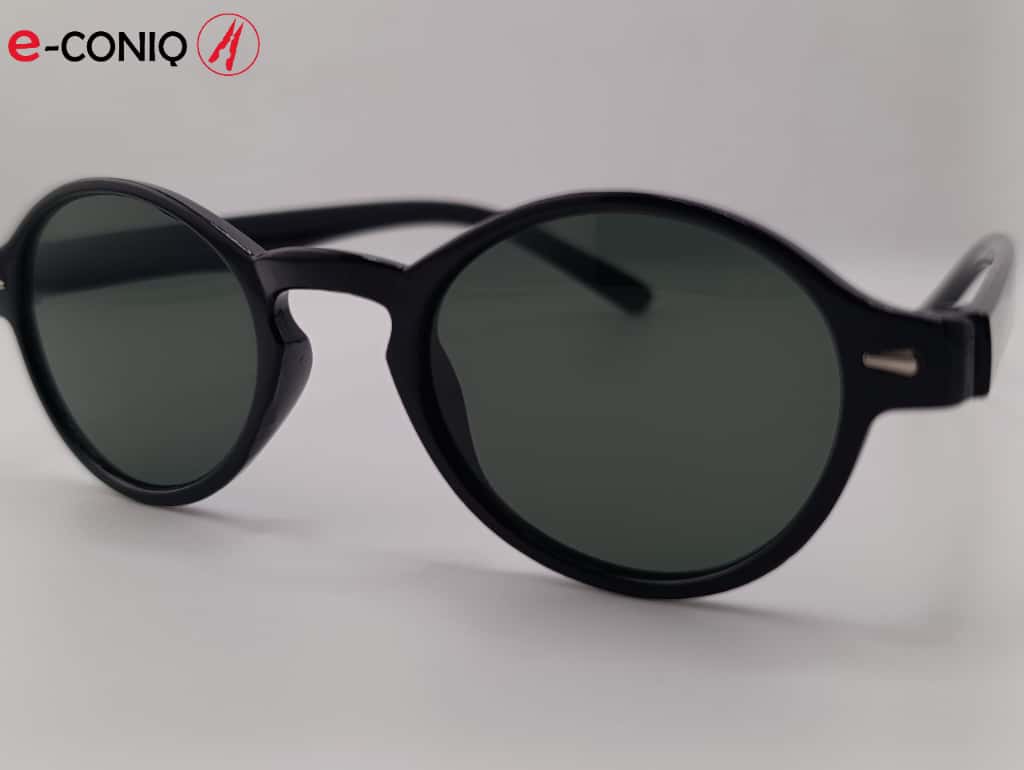 Lunettes de soleil mixtes "Noir Élégance"