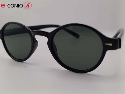 Lunettes de soleil mixtes "Noir Élégance"