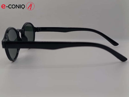 Lunettes de soleil mixtes "Noir Élégance"