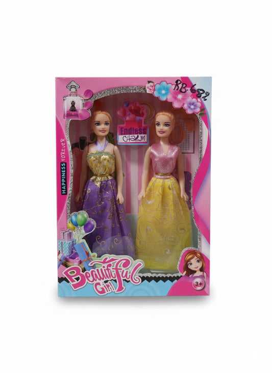 Poupées mode élégantes – Duo de modèles – RB-682