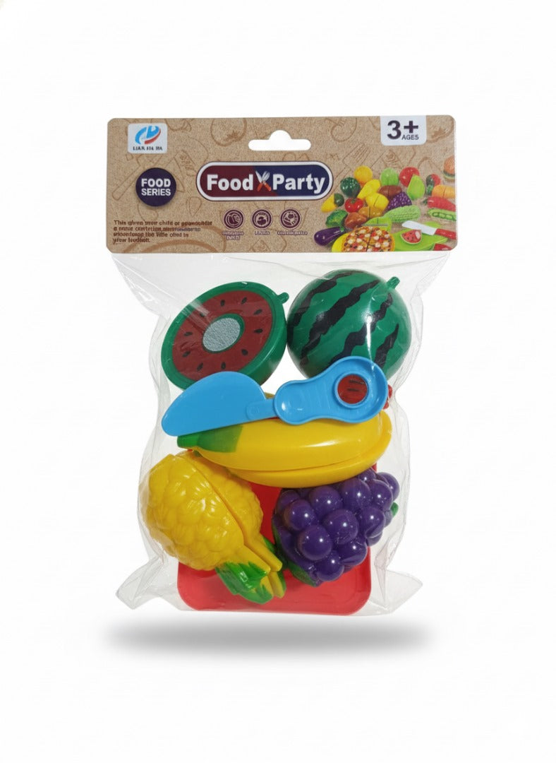 . Ensemble fruits jouets à découper – Food Party – AK-190