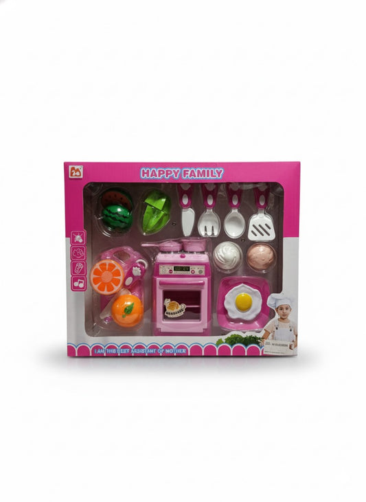 Cuisine jouet avec accessoires – Happy Family-JD-079