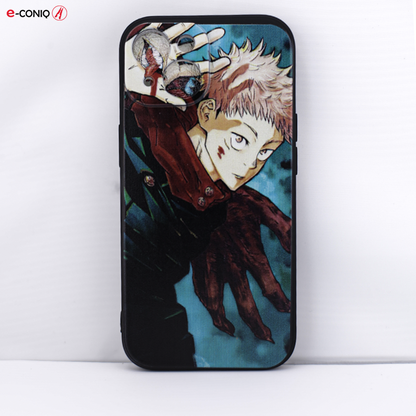 Coque iPhone “Itadori Malédiction” – Pour iPhone 15