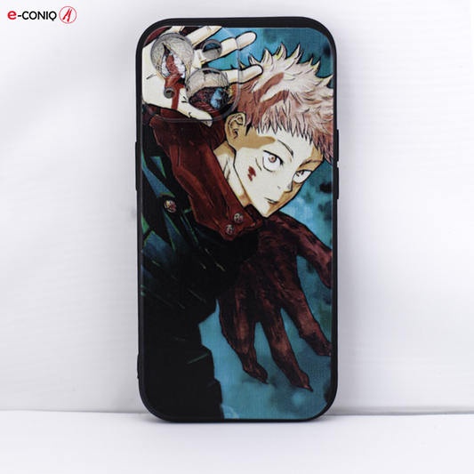 Coque iPhone “Itadori Malédiction” – Pour iPhone 15