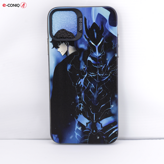 Coque iPhone 11 Pro Max – “Solo Leveling Shadow Armor” – Style ténébreux & puissance assurée