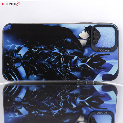 Coque iPhone 11 Pro Max – “Solo Leveling Shadow Armor” – Style ténébreux & puissance assurée