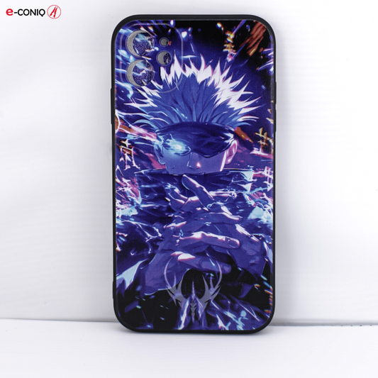 Coque iPhone 11 – “Gojo Satoru Pouvoir Illimité”