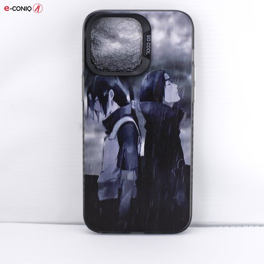 Coque iPhone 14 Pro Max – “Frères maudits” – Sasuke & Itachi