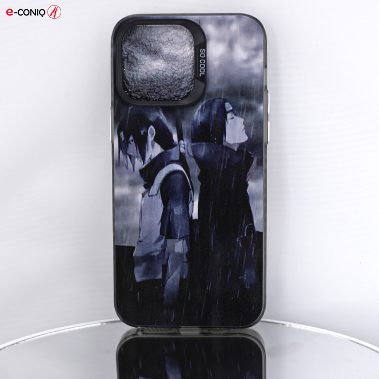 Coque iPhone 14 Pro Max – “Frères maudits” – Sasuke & Itachi