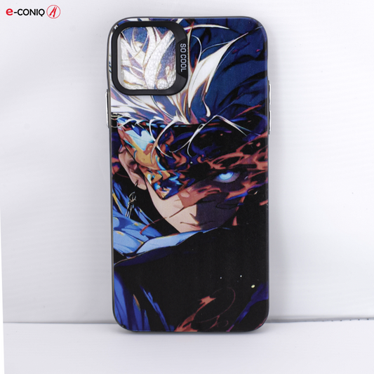Coque iPhone 11 Pro Max – “Gojo Flamme Céleste” – Intense et surpuissante