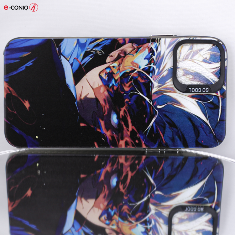 Coque iPhone 11 Pro Max – “Gojo Flamme Céleste” – Intense et surpuissante