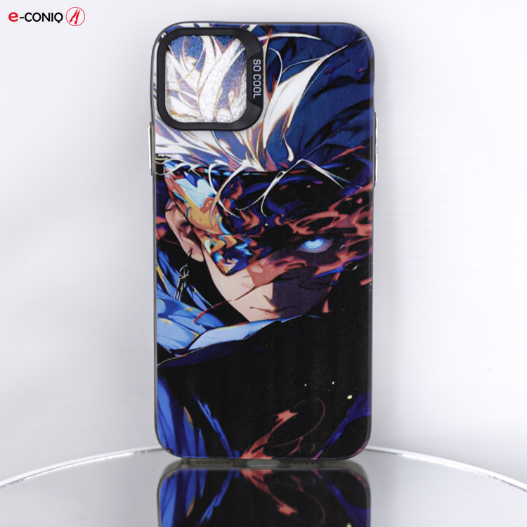 Coque iPhone 11 Pro Max – “Gojo Flamme Céleste” – Intense et surpuissante