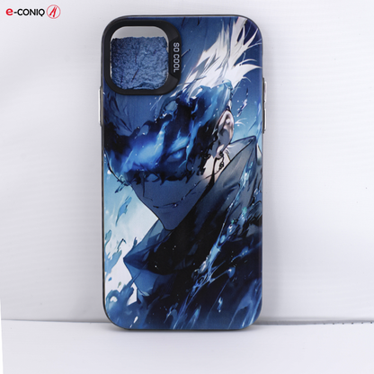 Coque iPhone 11 – “Gojo Blue Curse” – L’élégance maudite