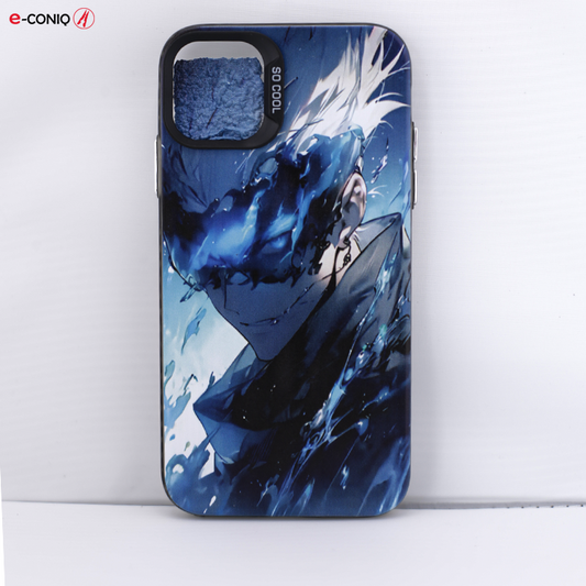 Coque iPhone 11 – “Gojo Blue Curse” – L’élégance maudite