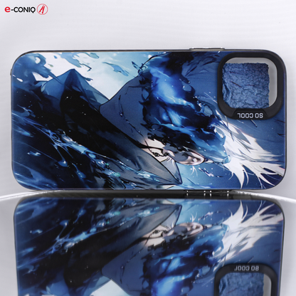Coque iPhone 11 – “Gojo Blue Curse” – L’élégance maudite