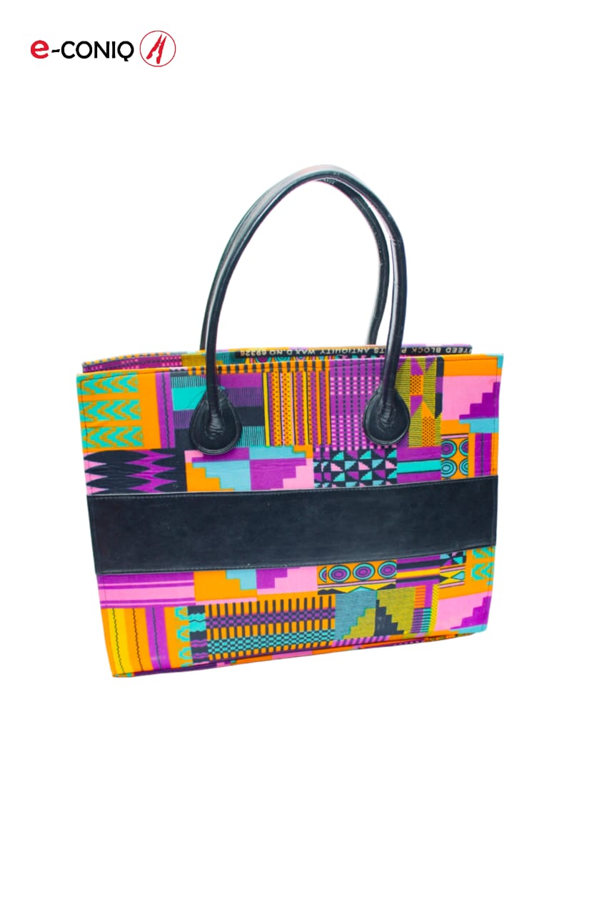 Sac à Main Femme en Pagne WAX - Couleurs Vives et Artisanat Africain