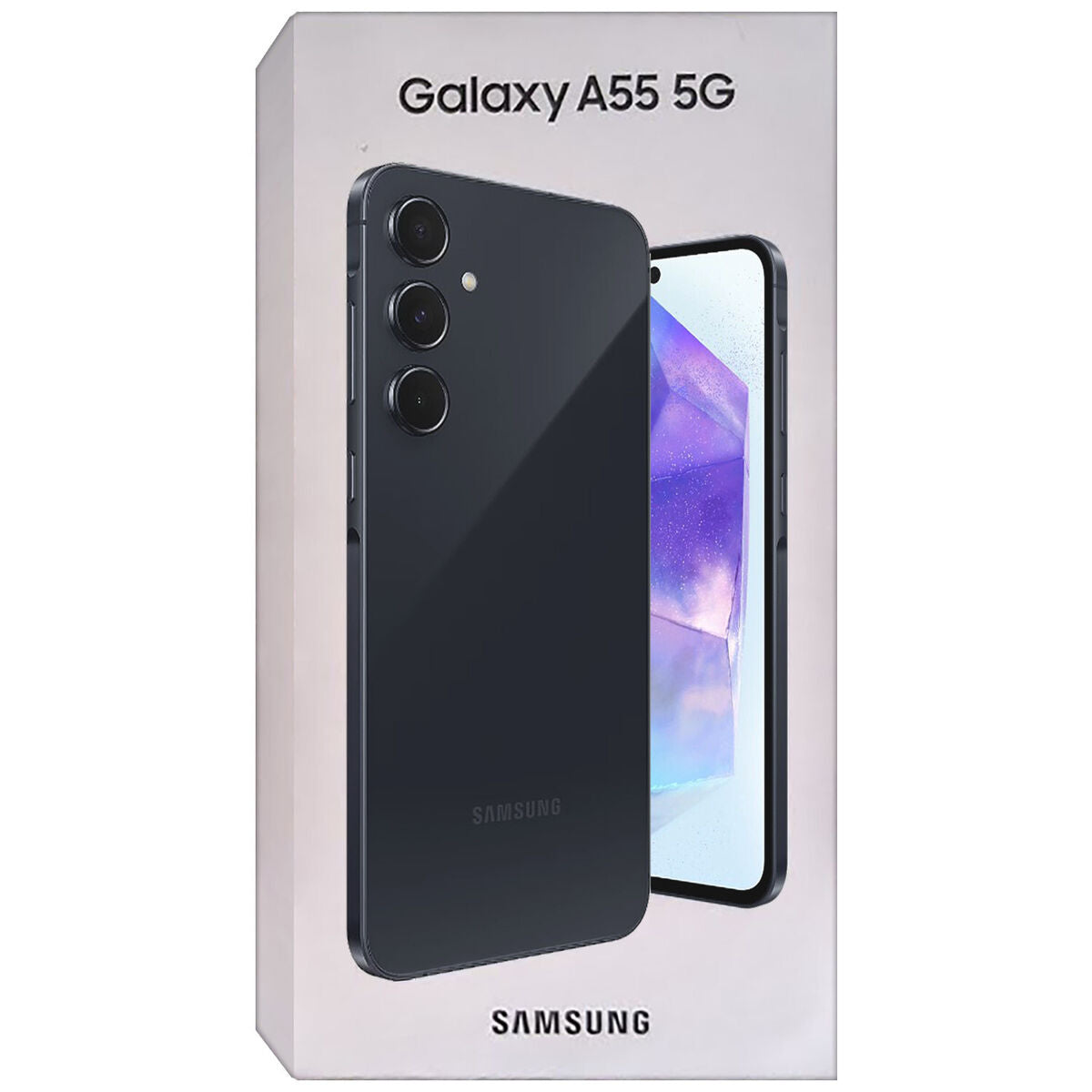 Samsung Galaxy A55, 6,7",Bleu Nuit , Double nano SIM, 256 Go, 8 GB RAM, 5G "Neuf"